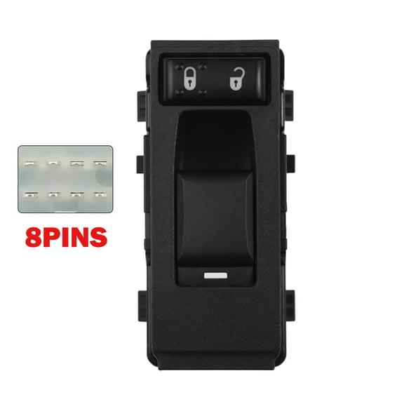 For 2007-2017 Jeep Dodge Chrysler Right Window Switch and Door Lock 04602785AD