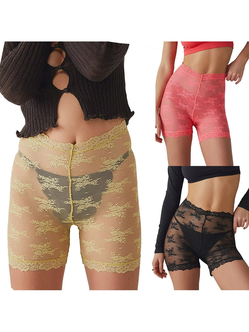 Springcmy Women 's Slip Shorts for Under Dresses Stretchy Lace Panties Soft High Waist Mid-Thigh Anti-Chafing Panty Shorts Underwear Rose Red M - Walmart.com Springcmy Women 's Slip Shorts for Under Dresses Stretchy Lace Panties Soft High Waist Mid-Thigh Anti-Chafing Panty Shorts Underwear Rose Red M - Walmart.com