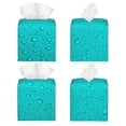 thumbnail image 2 of Rocae water droplets for High-grade Leather Tissue Box, Exquisite Fashionable Design, Office Tissue Box, Waterproof Family Tissue Box, 2 of 7
