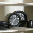 thumbnail image 4 of Stone Lain Orbit 12-Piece Dinnerware Set Stoneware, Charcoal, 4 of 6