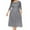 Gray, variant on Njoeus Women's Plus Size Floral Lace 3/4 Sleeve Pencil Dress for Women Wedding Guest Cocktail Party Bodycon Fishtail Dresses XL-6XL