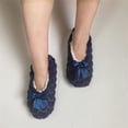 thumbnail image 6 of Milue Adult Soft Warm Fuzzy Slippers Shoes Non-Slip Bottom Fleece Lined Floor Socks, 6 of 18
