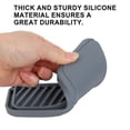 thumbnail image 5 of Gustave 2 Pack Silicone Refrigerator Drip Catcher Tray Cuttable Fridge Water Dispenser Drip Mat Pan Non-slip Mini Protect Water Spills Splashes Pad "Black & Gray", 5 of 9