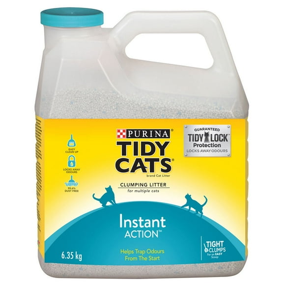 Tidy Cats Action Instantanée Litière pour Chats Agglomérante pour Plusieurs Chats