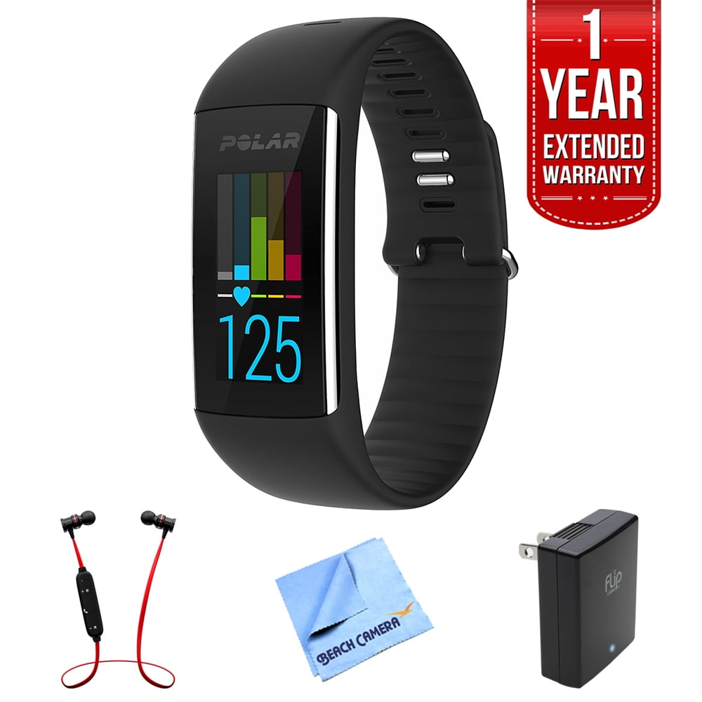Polar A360 Fitness Tracker with Wrist Heart Rate Monitor, Black/Large