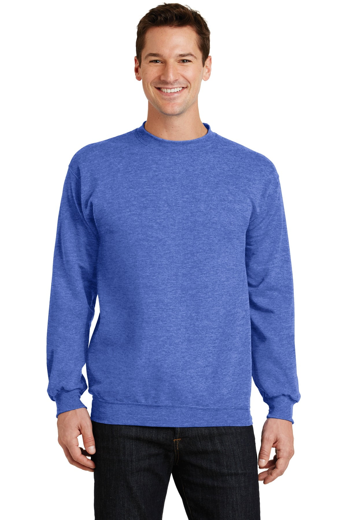 Crewneck Sweatshirt Sport Gray MEDIUM American University Eagles 50/50 Blended 8 oz