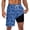 Blue Deep, variant on Aideaone Men's Swim Trunks with Compression Liner 9" Quick Dry Board Shorts Swimsuit Swimwear Bathing Suit