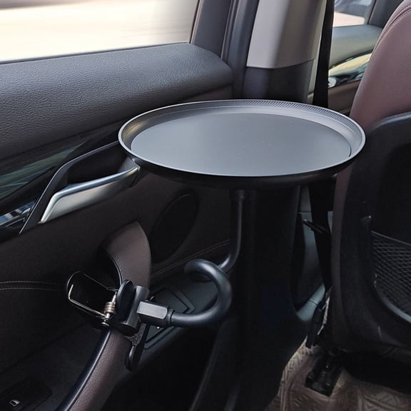 Car Swivel Tray for Cup Holder - Portable Food & Work Desk, Clip-On Design