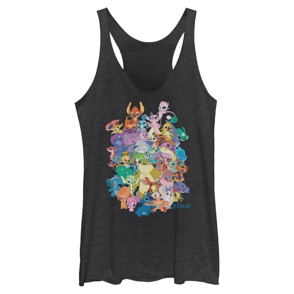 Womens Lilo & Stitch Experiment Compilation Racerback Tank