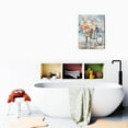 thumbnail image 6 of Coastal Chic Wall Art Beach Canvas with Seaside Bicycle Scene, 12x16in Adds Aqua Blue Calmness to Your Bedroom Décor, 6 of 7