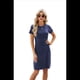 thumbnail image 4 of Vestido de Cuello Redondo y Corta Azul Marino XXL, 4 of 10