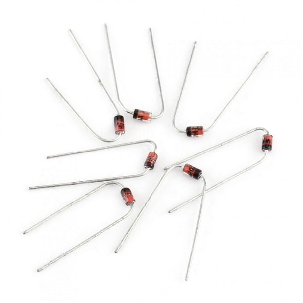 Kit Electrónico Profesional: 200 Piezas De Diodos Zener Surtidos, 10 Valores (1N4738 A 1N4748) Con Caja Organizadora
