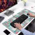 thumbnail image 2 of Long Mouse Pads for Desk,Bichon Dog Blue Florals Desk Mats on Top Of Desks, Desk Mouse Pad Extra Large with 3mm Non-Slip Base and Stitched Edge for Gaming,Office,Work,Home 31.5"x15.7", 2 of 6