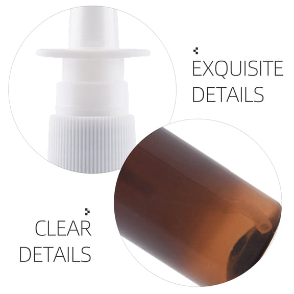 MERRYHAPY 10 Pcs Refillable Travel Bottles, Brown