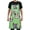 Cartoon Cute French Bulldog, variant on Tropical Pineapple Kitchen Apron with 2 Pockets Adjustable waterproof Cooking Aprons for Women Men Chef