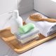 thumbnail image 3 of Caja de jabón multifuncional, rodillo de espuma/dispensador de agujeros de drenaje, soporte para barra de jabón de espuma con resorte, dispositivo de lavado de manos para encimera familiar d, 3 of 4