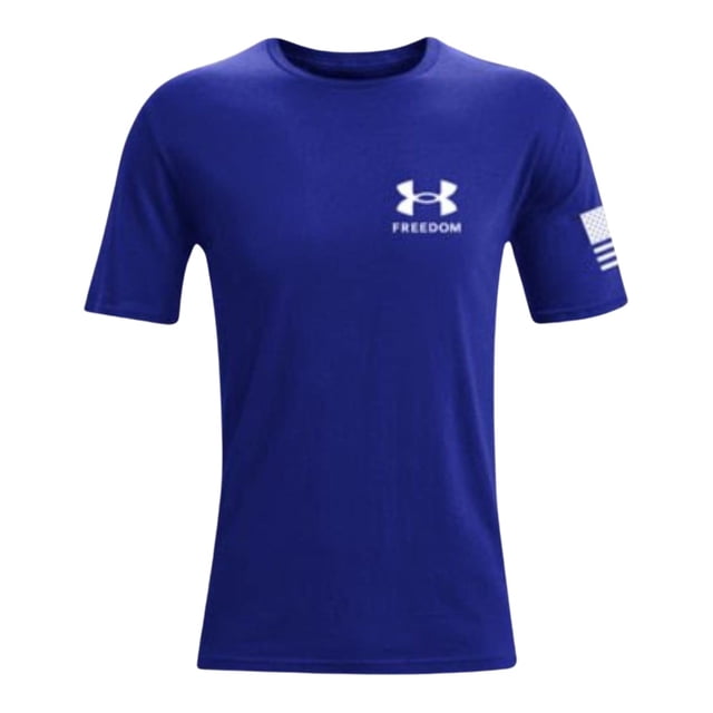 Under Armour New Freedom Flag - Playera para Hombre, (400) Royal/White, M