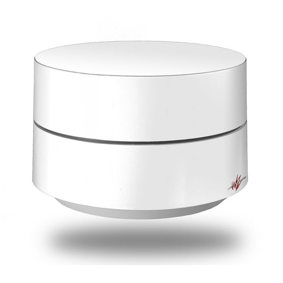 Skin Decal Wrap for Google WiFi Original Solids Collection White (GOOGLE WIFI NOT INCLUDED) by WraptorSkinz