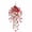 Lignt Red, variant on 3-Pack Outdoor Flowered Large Morning Glory UV Resistant Artificial Morning Glory, Realistic Ivy for Porch Patio Balcony Garden All Seasons Decoration