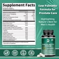 thumbnail image 5 of Saw Palmetto Men's Health Supplement - Supports Vitality & Wellness - 500mg, 120 Capsules, 5 of 5