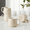 Gray, variant on Set of 4 White Ceramic Coffee Mugs, 12oz Chip-Resistant Cups with Ergonomic Handle, Dishwasher & Microwave Safe, Ideal for Hot Beverages, Kitchen & Holiday Gifts