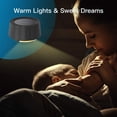 thumbnail image 3 of Letsfit T126L White Noise Machine with 14 Soundtracks and Night Light for Baby, 3 of 9