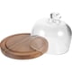 thumbnail image 5 of Cake Display Tray With Glass Dome For Parties 13cm Circular Cover Wood Material Sealing Feature 1Set, 5 of 5