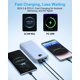 thumbnail image 4 of Cargador portátil citicr 12000 mAh con cables y enchufe integrados, 4 of 8