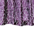 thumbnail image 4 of Fabric Mart Direct Purple Burnout Velvet Fabric By The Yard, 44 inches or 111 cm width, 17 Continuous Yards Purple Velvet Fabric, Leaves, Upholstery Drapery Curtain Wholesale Fabric, Window Treatment, 4 of 8