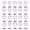 Purple, variant on 20Pcs Heart Round Shape Table Number Holders Tables Cards Stand Name Menu Clips Wedding Anniversary Decor