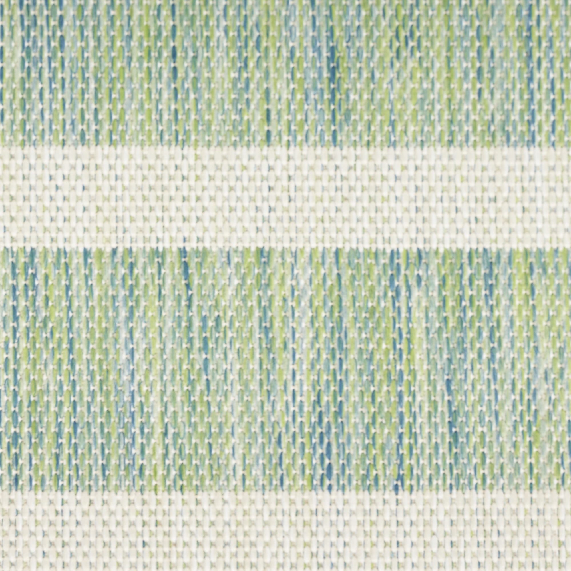 Nourison Positano Indoor/Outdoor Blue Green Ivory 8' x 10' Area Rug (8x10)