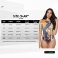 thumbnail image 6 of Lsque Colorful Cloud Spotted Dog Women's Crew Neck Short Sleeve Bodysuit Basic T Shirts Tops Onesie Adult Cute Pajama-XX-Large, 6 of 8