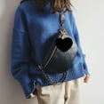 thumbnail image 4 of Coofit Key Chain Fashion Heart Shape Pom Pom Handbag Pendant Purse Charm Phone Charm, 4 of 6