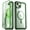 Green, variant on Poetic Guardian MagPro Case for iPhone 15 Plus 6.7 Inch,[Compatible with MagSafe][20 FT Mil-Grade Drop Tested] Full-Body Shockproof Rugged Clear Cover with Built-in Screen Protector, Green/Clear