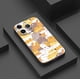 thumbnail image 3 of Elegante y protectora: cubierta de teléfono plateada esmerilada de doble capa con diseño gráfico vibrante para iPhone 15 Pro Max 14 13 12 Pro 11, 3 of 4