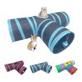 thumbnail image 5 of OAVQHLG3B Cat Toys,Cat Tunnel Tube for Indoor Cats,3 Way Tunnels Extensible Collapsible Cat Play Tent Interactive Toy Maze Cat House with Bells,Pet Tube Toys for Kitty, Rabbit Small Animal, 5 of 5