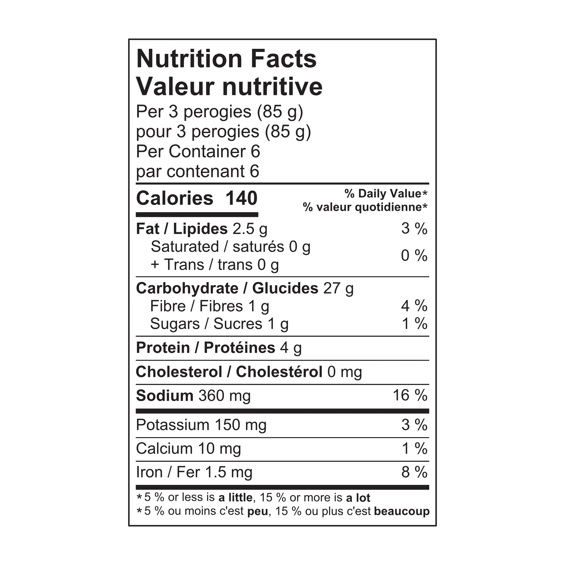 Pelmen Pommes de terre au champignons Perogies, 500g Sachet LES MEILLEURS PEROGIES DU MONDE!