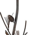 thumbnail image 3 of 60" Rust Floor Lamp With Brown Fabric Empire Shade, 3 of 6