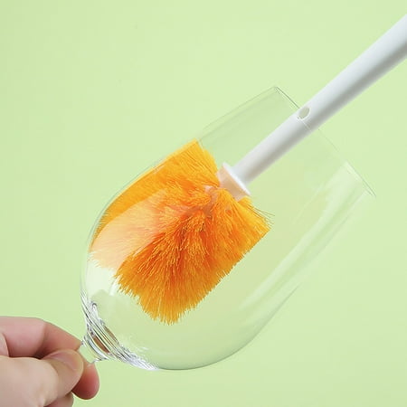 

IWRUHZY Long Handle Multi-function Cup Washing Brush Cleaning Brush Five-in-one Cup Brush Bottle Brush Straw Brush Carrot Type