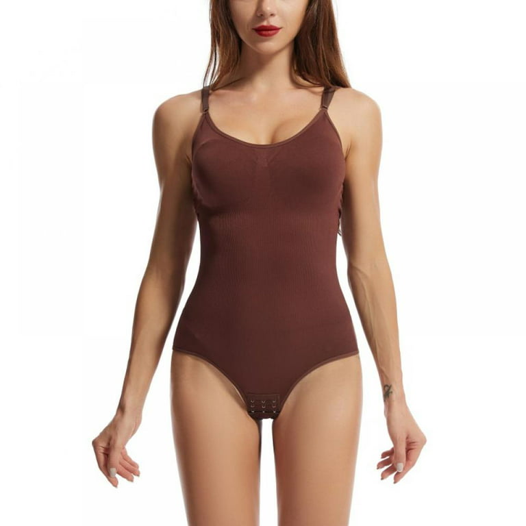 Bodysuit for Women Tummy Control Shapewear Seamless Thong Body