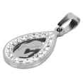 thumbnail image 3 of Christian Pendant,  Steel Widely  Virgin Mary Pendant Exquisite Color  For Gifting Silver, 3 of 8