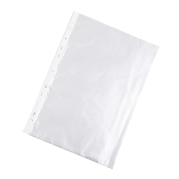 BESTYASH 100pcs Transparent Sheet Protectors for Office Use to Keep Files Clean