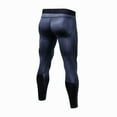 thumbnail image 3 of Dadaria Men Sports Stretch Leggings Trousers Breathable Quick-drying Wicking Fitness Pants Black M,Men, 3 of 3