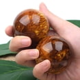 thumbnail image 3 of Handball 1 Pair Finger Exercise Ball Natural Stress Relief Resin Flexible Baoding Balls for Home, 3 of 6