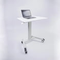 thumbnail image 4 of Multi-Use Rolling Laptop Desk  Height-Adjustable Standing Rolling Desk, Movable Desk & Rolling Computer Stand for Home/Office, 4 of 8