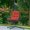 thumbnail image 6 of Algoma Rattan Hanging Chair with Stand, Charcoal gray, 6 of 10