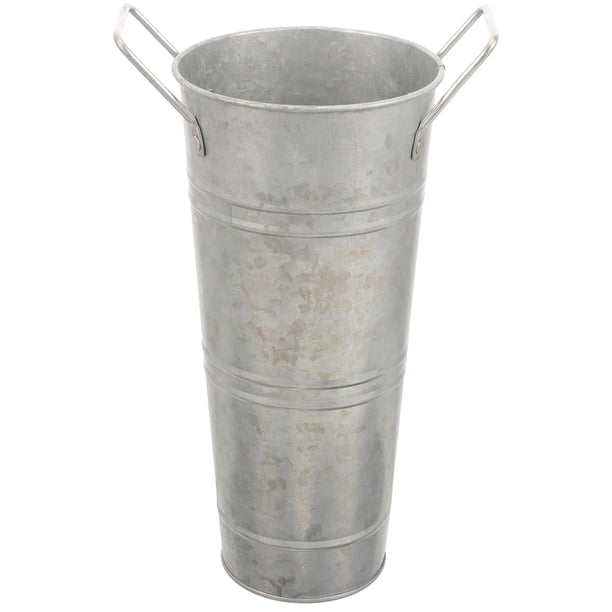 ColoMX Cubo de almacenamiento de paraguas de gran capacidad, organizador de paraguas, cubo de hierro para el hogar