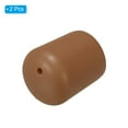 thumbnail image 3 of Unique Bargains 2 Pcs Silicone Fishing Rod Butt Cushion Protector Cap, Small, Brown, 3 of 7