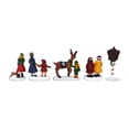 thumbnail image 4 of Christmas Village Figurines Decoration Set Perfect Addition to Your Christmas Indoor Decorations & Snow Village Displays (5 Piece Village Figurines Set 2), 4 of 4