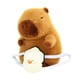 thumbnail image 5 of Lindo animal de peluche capibara, juguete de peluche, cómodos regalos de cumpleaños, decoración de coche, 33cm, 5 of 9